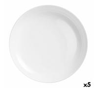 Portafrutta Luminarc Diwali Bianco Vetro 30 x 7 cm Rotondo [5 Unità]