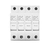 Portafusibile 1P 2P 3P 4P 1100V DC 10 * 38mm Alta tensione PV TOPV-32X Base Protezione impianto fotovoltaico gPV(3P Without LED)