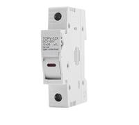Portafusibile 1P 2P 3P 4P 1100V DC 10 * 38mm TOPV-32X 1 pz(1P With LED)