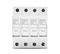 Portafusibile 1P 2P 3P 4P 1100V DC 10 * 38mm TOPV-32X 1 pz(4P Without LED)