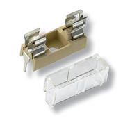 PORTAFUSIBILE DA CIRCUITO STAMPATO PER FUSIBILI 5x20 6,3A CON COPERTURA