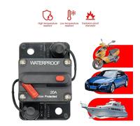 Portafusibile Interruttore DC 20A con Reset Manuale per Veicoli Elettrici