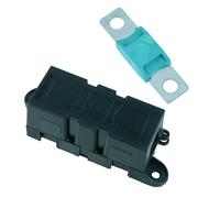 Portafusibile Mega Inline Per Montaggio a Pannello 125A 12V/24V Auto Van