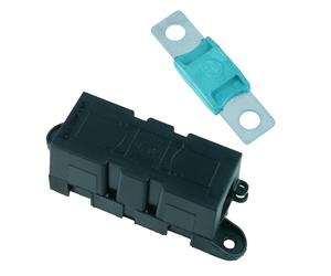 Portafusibile Mega Inline Per Montaggio a Pannello 125A 12V/24V Auto Van