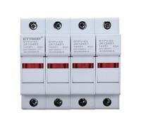 Portafusibile Modulare DC Fotovoltaico 4P 4M D14X51mm 63A DC 1000V IP20 IEC60269