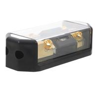 Portafusibile per Amplificatore Auto 2 Vie 100a Nero | Plastica e Rame, Installazione Semplice, per Modifica Auto e Aggiornamento Impianto Audio, Modello 0ga 13mm