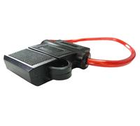 Portafusibile Piatto Standard KFZ 4Mm² Inclusi Cavi Auto