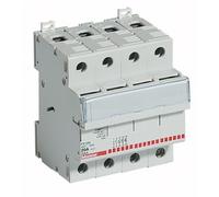 Porta fusibile Bticino 3P+T 20A 4 moduli fusibili 8,5x31,5mm F313N