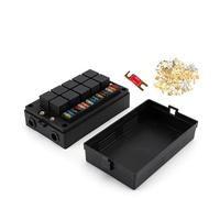 Portafusibili a lama a 18 vie for scatola presa relè for auto 12V 24V for motore universale multicanale elettrico centrale automobilistico marino 1 pz (Color : 15 Way 24V 4P)