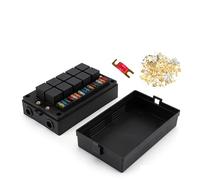 Portafusibili a lama a 18 vie for scatola presa relè for auto 12V 24V for motore universale multicanale elettrico centrale automobilistico marino 1 pz (Color : 15 Way 24V 5P)