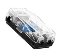 Portafusibili Car Audio a 3 Vie, Blocco di Distribuzione Energia | Plastico e Ferro, per Auto e Progetto Fai, Facile da Installare, Protegge Circuito