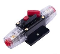 Portafusibili con interruttore on/off per sistemi audio auto, interruttore automatico con materiale in lega che fornisce sicurezza da sovraccarico e cortocircuito (125A)