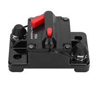 Portafusibili con riarmo automatico per interruttori di circuito, interruttore automatico in rame impermeabile per sistemi a CC 12-42 V, protezione da sovracorrente e sovratensione (100A)