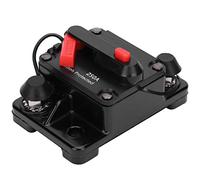 Portafusibili con riarmo automatico per interruttori di circuito, interruttore automatico in rame impermeabile per sistemi a CC 12-42 V, protezione da sovracorrente e sovratensione (250A)