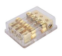 Portafusibili di base resistente alle alte temperature, blocco di distribuzione di potenza, portafusibili AWG da 60 A, supporto fusibile, placcatura