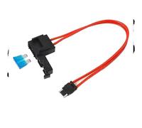 Portafusibili for auto Mini Micro2 standard di grandi dimensioni da 32 V ACC Scatola fusibili non distruttiva 16 AWG Cavo di prolunga for fusibile a lama ATM(40A,Mini 1pcs)
