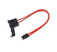 Portafusibili for auto Mini Micro2 standard di grandi dimensioni da 32 V ACC Scatola fusibili non distruttiva 16 AWG Cavo di prolunga for fusibile a lama ATM(15A,Small 1pcs)