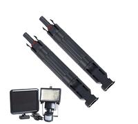 Portafusibili in linea - Connettore CC fotovoltaico da 2 pezzi, compatibile con modulo centrale fusibile Mc4, protezione impermeabile 15a 30a | Regolatore solare del cablaggio elettrico del sis