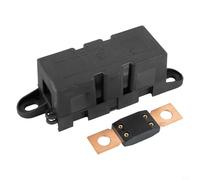 Portafusibili Mega Heavy Duty 12 V 24 V con montaggio a bullone e perni M8 nominale da 60 a 500 Amp per protezione fusibili audio automobilistici e marini (350 A)