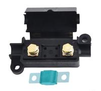 Portafusibili Midi 40 A con accessori termorestringenti per sistemi 12 V/24 V/32 V DC, alloggiamento in ABS, 70 x 37 x 23 mm, cavo fino a 16 mm², resistente alle vibrazioni, per roulotte, impianti
