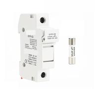 Portafusibili solari fotovoltaici GYPV-32 1P adatti for collegamento fusibile fusibile fotovoltaico 10 * 38mm for protezione solare 1000V DC 10A 20A 30A 1 pz(20A Fuse with Holder)