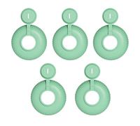 Portaghiaccio, supporto riutilizzabile per eschimesi e gelati, 5 pezzi in silicone riutilizzabili senza congelare le mani, ideale per casa, viaggi, all'aperto e feste