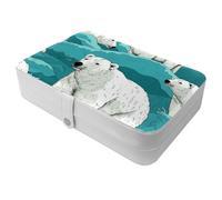 Portagioie da viaggio, grande orso polare Migration-1847, custodia organizer portatile perfetta per anelli, orecchini, collane, per ragazze e donne alla moda in movimento, confezione da 1