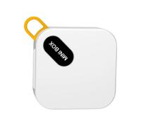 portagioie, organizer per cravatte per capelli, custodia portatile con scomparti, multifunzione, 8,7 x 8,5 x 2,8 cm, ideale per anelli, orecchini, spille, collane, caramelle, viaggi e tutti i