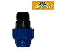 PORTAGOMMA A COMPRESSIONE MASCHIO Ø 16 20 25 32 40 RACCORDI IRRIGAZIONE