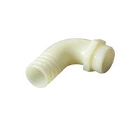 Portagomma gomito e curvo a 90° M in PA 1" x30mm per tubi in poliammide