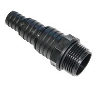 Portagomma gradinato diritto 1"1/4 x35x30 x25mm per tubi in poliammide