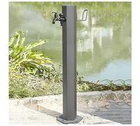 Portagomma per rubinetto da giardino, resistente al gelo, con pistola a spruzzo e rubinetto in rame, ideale per irrigazione e cura del prato, durevole e funzionale