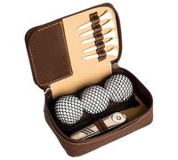Portaguanti da golf | Borsa portatile in pelle per accessori da golf | Organizzatori di stoccaggio impermeabili per allenamento a casa in auto Viaggio Display Golf Dad Course