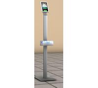 Portaguanti/gel in alluminio per colonnina OET-SFT32-BASE - OET-SFT32-BASEV