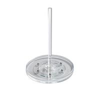 Portahilo all'uncinetto - acrilico 15 x 16,5 cm | Gancio a | Supporto girevole portatile, supporto di stoccaggio staccabile per gli amanti 'uncinetto, artigiani, organizzazione in tessuto