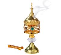 Portaincenso - Bruciatore d'Incenso del Medio Oriente - Censiere Decorativo in Metallo Arabo per Camera da Letto Soggiorno Studio Hotel Studio Yoga per Chi Cerca Relax e Amanti dei Profumi
