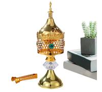 Portaincenso - Bruciatore d'Incenso del Medio Oriente | Censiere Mediorientale in Metallo Decorativo per Soggiorno Studio Yoga Camera da Letto Hotel Amanti di Fragranze Ricerca Relax