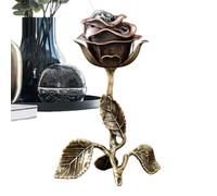 Portaincenso Bruciatore - Raccoglicenere Con Design A Forma Di Rosa | Supporto Per Incenso - Per Spa, Casa, Yoga, Ufficio, Soggiorno, Camera da, Meditazione, Appartamento