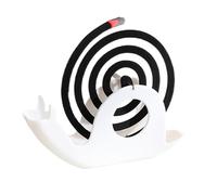 Portaincenso Zampirone | Forma Di Lumaca Porta Spirali Antizanzare | Supporto Bruciatore Per Spiraline Con Recuperatore Cenere | Decorazione Per Tavolo Appartamento Patio Esterni Salotto Campeggio