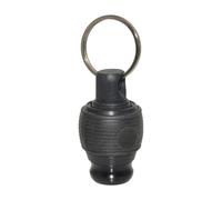 Portainserti compatto con impugnatura a sfera per cambio rapido, gambo esagonale da 1/4", organizer portatile per portachiavi per fai da te e costruzioni, nero