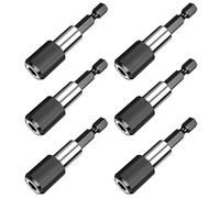 Portainserti Magnetico,6 PCS Porta Inserti per Avvitatore a Sgancio Rapido con Supporto Magnetico Portapunte Magnetico per Punte per Avvitatori Elettrici e Manuali
