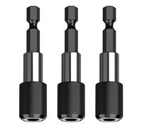 Portainserti Magnetico,Porta Inserti Magnetico per Avvitatore,Supporto Magnetico per Punte a Sgancio Rapido,Porta-punte a Cambio Rapido,Adatto per Trapani,Cacciaviti,Viti a Vento,3PCS