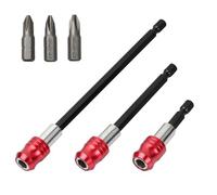 Portainserti Magnetico Portapunte Magnetico Lungo Prolongador Magnético Supporto Portainserti da Gambo Esagonale 1/4" Barra di Prolunga Portapunte per Cartongesso