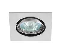 PORTAL. QUADRATO GU5.3 INCASSO CROMO ORIENTABILE CTXDT10-LEDCTXDT10C53 KANLUX