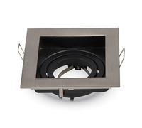 PORTAL. QUADRATO SPOT INCASSO NICKEL SATINATO ORIENTABI VT-781-LED3598 V-TAC