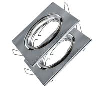 PORTAL. QUADRATO SPOT INCASSO SATINATO ORIENTABILE 2 PEZZI VT-817-LED8942 V-TAC