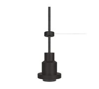 Portalampada a sospensione Osram Vintage 1906 E27 Nero