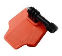 Portalampada ad alta resistenza per Brompton per Dahon per Dji Insta360, supporto per luce bici in resina industriale con adattatore, design compatto da 47 g per installazione sicura di fotocamera e