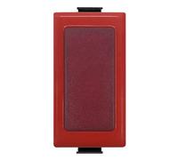 Portalampada antibatterico Bticino Matix con diffusore rosso 1M AM5060RAB