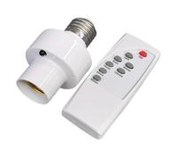 Portalampada,Attacco Lampadina E27 con Telecomando - dotata di Funzione Timer, Portalampe Senza Fili per Installazione in Soffitti, Scale, Soggiorno e Armadio